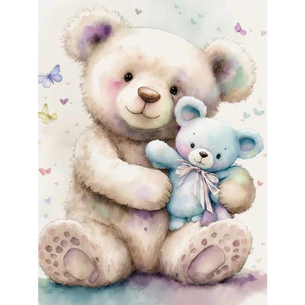 Diamond Painting Full Drill Colorful Cat Round Diamond Painting Cartoon Cute Animal Diy Diamond Mosaic Painting Home Decoration