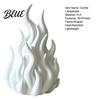 Unique Gift for Home 3D Printed Flame Candle Holder Shade Gothic Ambient Decor Figurine Hollow Tealight Cover Dining Room Study Holiday Party