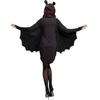Halloween Adult Masquerade Costume, Black Batman Vampire Demon Costume, Supergirl Costume