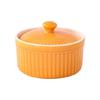 Miniature Covered Porcelain Ramekin Oven Safe Pottery Bowl For Daily Cooking And Meal Preparation