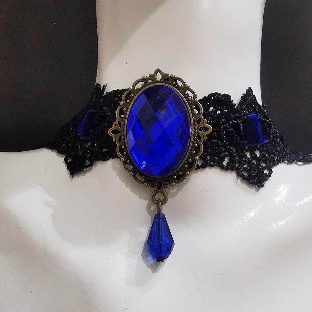 Elegant Black Lace Bowkot Choker Necklace Gothic Collar Necklace Vintage Choker Short Necklace Valentine's Day Gifts Jewelry