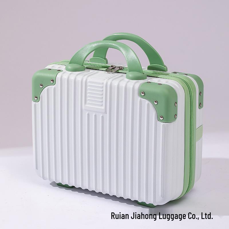 14-Inch Handheld Mini Travel Makeup Case with Password Lock