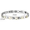 Charm Elegant Silvery Golden 1pc fashion Magnetic Bracelet Heart-shaped Gift Jewelry