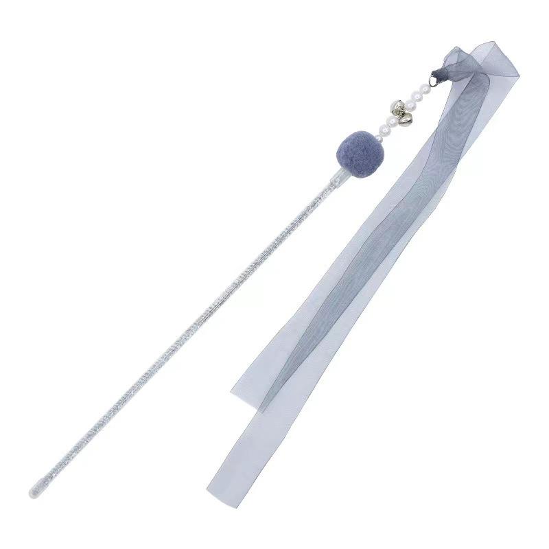 Feenkatzenspielzeug, Langlebige Federglocke, Langer Stab, Katzenspielzeug, Selbstunterhaltendes und Langweiliges Magisches Werkzeug für Katzen