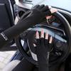 Zwei Finger mit freiliegendem halbem Finger Eisärmel Sonnenschutz Anti-UV-Armärmel Für Frauen