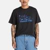 Timberland Letter Pattern Printed Comfortable Casual Round Neck Short Sleeve T-Shirt Unisex Tops Black A27YF-001