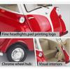 1/18 WELLY BMW Isetta Alloy Car Model Diecasts Metal Toy Vehicles Car Model High Simulation Collection Childrens Gifts