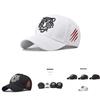 New Cross-border Tiger Head Baseball Cap With Cotton Embroidery Summer Adjustable Breathable Ins Style Hat