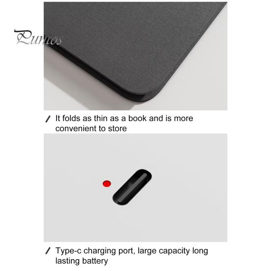 LED-beleuchteter Schminkspiegel, 3 Farbmodi, einstellbar, 2-in-1-Klappkosmetikspiegel, per USB wiederaufladbar, tragbarer Reise-Kosmetikspiegel