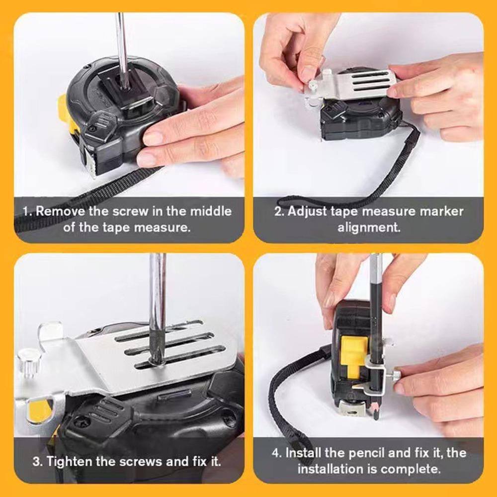 2PCS Heavy Tape Measure Marker Tool Precision Fixed Mark Tool Tool Marker Scriber Tool  DIY