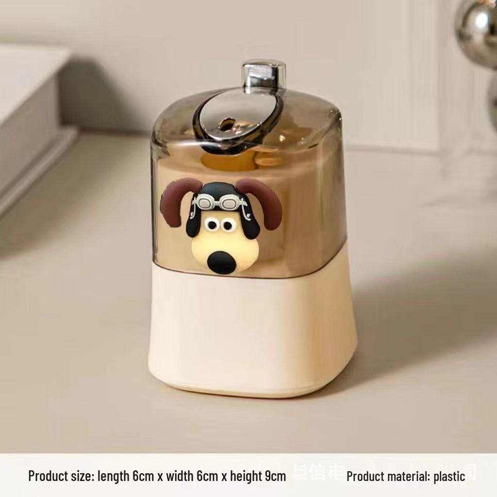 Elegant Pop-Up Toothpick Holder: Stylish Cream Design for Home or Luxury Restaurant Use.