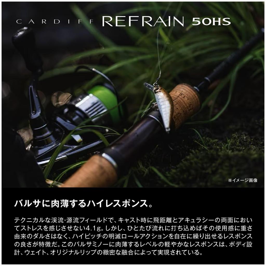 SHIMANO Trout Lure Minnow Cardiff Refrain 50HS 006 ST Clear Bait ZN-250W