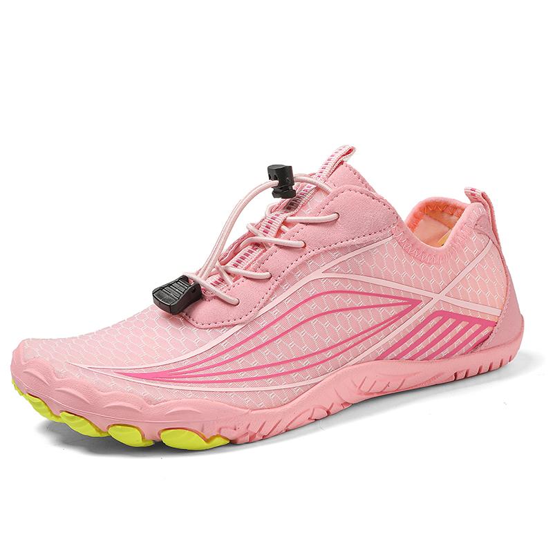 

Водная обувь для мужчин, женщин, пляжная обувь для воды, сандалии для плавания, дренажная спортивная обувь для ходьбы, быстросохнущая лодка, босиком, йога, тренажерный зал, рыбалка, серфинговые кроссовки 39 розовый