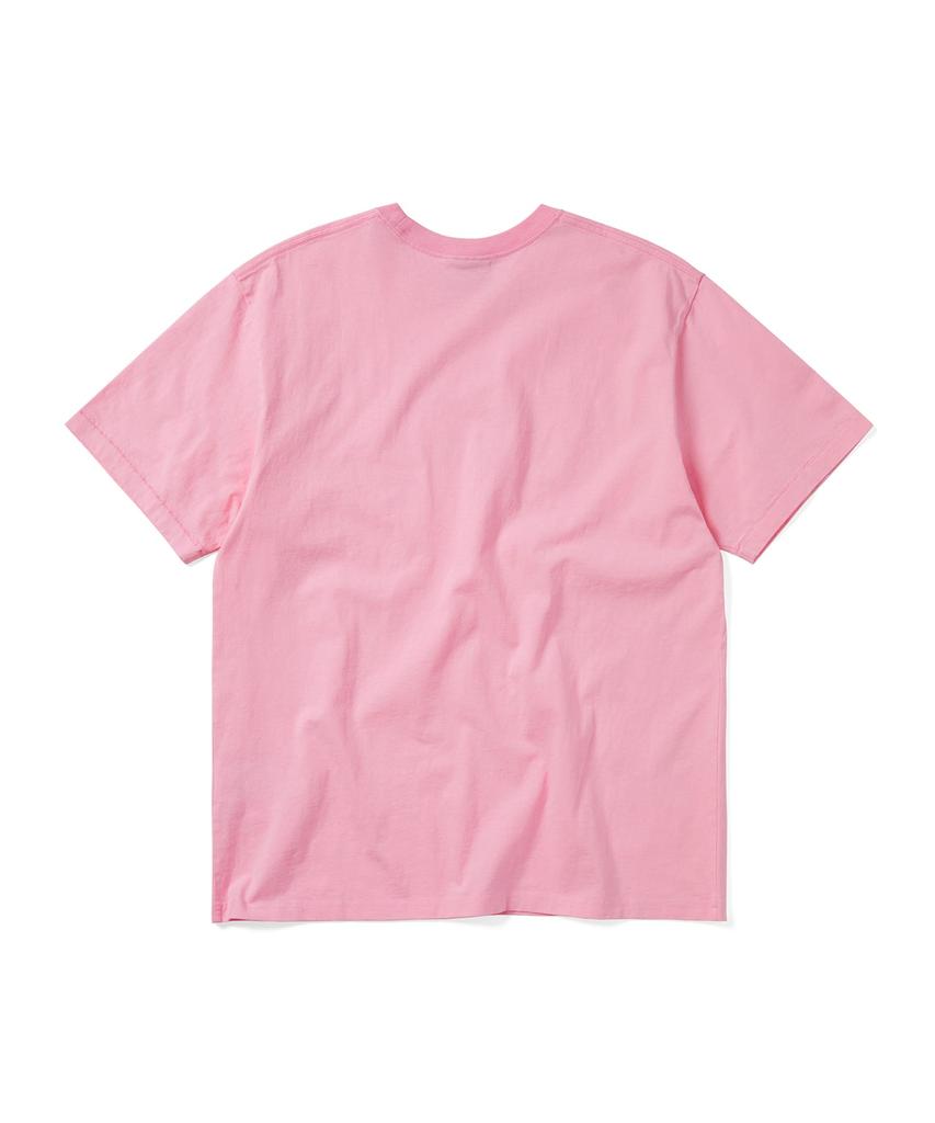 THISISNEVERTHAT Yellow Cat Tee Pink