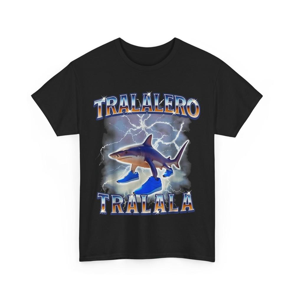 Shark Meme Shirt, Tralalero Tralala Shark Meme Women Men Funny Shirt Unisex T-Shirt XL