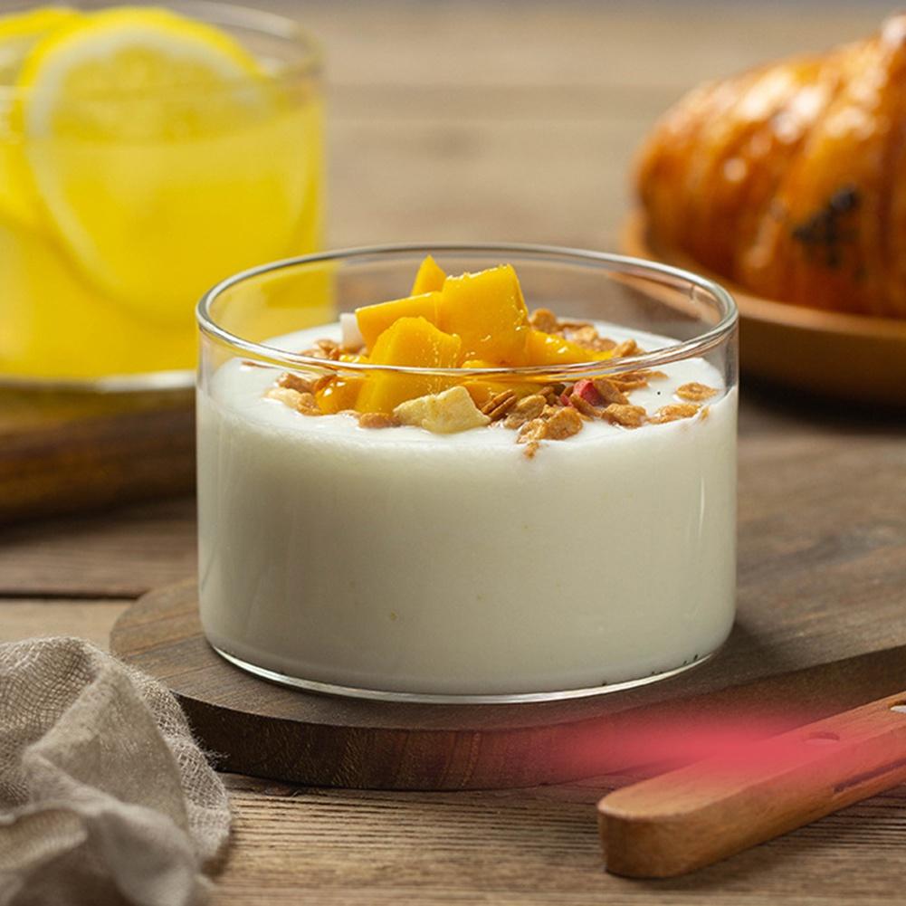 Kleine Glasschalen 190ml Glas Dessertschalen Hitzebeständige Vorbereitungsschalen Eiscreme Pudding Behälter für Küche Buffet Servieren