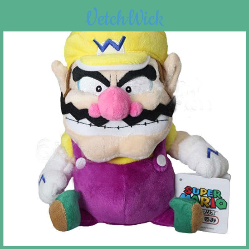 Rare Nintendo Super Mario Bros Plush Toy Wario 11 Inch Stuffed Animal Doll For Collectors