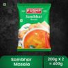 Pushp Sambhar Masala Powder 200g Pack Of 2 Traditional South Indian Spice Blend For Authentic Homemade Taste And Aroma