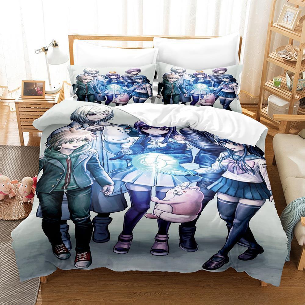 Akudama Drive Bedding Set Single Twin Full Queen King Size Bed Set Adult Kid Bedroom Duvet cover Sets 3D Anime Bed Sheet Set