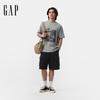 Gap Men's 2025 Summer Elastic Waist Knit Cargo Shorts