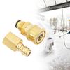 Pressure Washer Adapter Sturdy Professional Copper Replacement Premium Leakproof Pressure Washer Parts Coupler Quick Connect Kit
