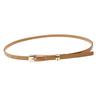 1Pc 12 Candy Colors Women'S Leather Belt Skinny Thin Dress Belt Waist Belt Waistband Dress Coat Waist Seal Jeans Belt