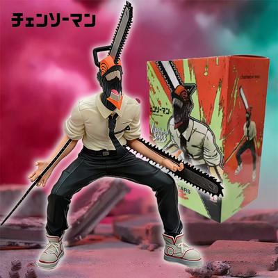 Mann Anime Figur Power Denji Actionfigur PVC Mann Power Statuette PVC Erwachsene Sammlermodell Puppe Spielzeugble