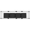Garden Planter with Wheels White 160 x 40 x 48 cm PP