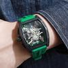 Barrel Richard Hollow Fashion Men's Watch Men's Watch Silicone Strap Watch Quartz Watch