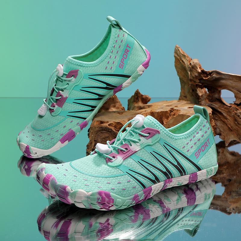 

Men s & Women s Non-Slip Breathable Five-Finger Water Shoes - Soft Sole, Quick-Drying, Large Size for Hiking & Beach 41