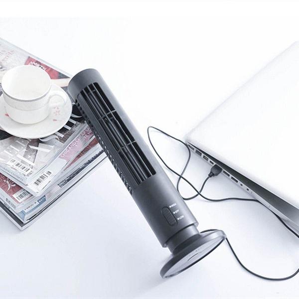 Mini Tower Fan Usb Leafless Fan Tower Electric Fan Vertical Air Conditioning Fan Handheld Fan Gift