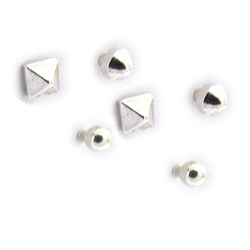 Les Trésors De Lily [K0986] - Set of 6 'Choreography' Studs
