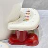 Portable Cartoon Footrest Toilet Non-Slip Practical Toilet Squat Stool Sturdy Toilet Assistance Step Bathroom Use