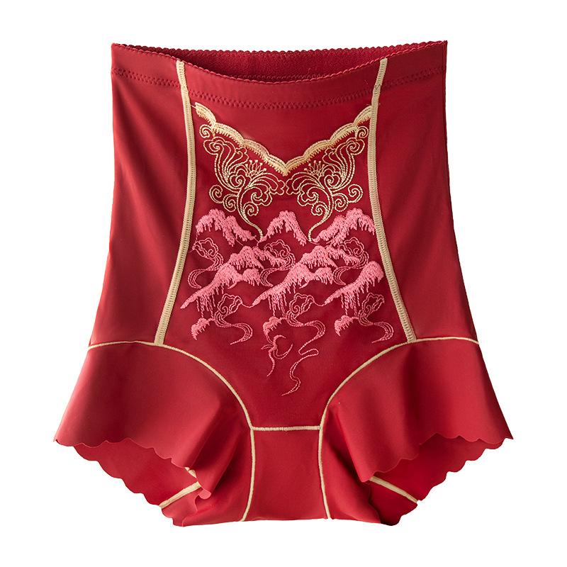 Big Size Female Spring and Autumn Abdominal Lift Hip Shaping Without Trace Antibacterial Briefs