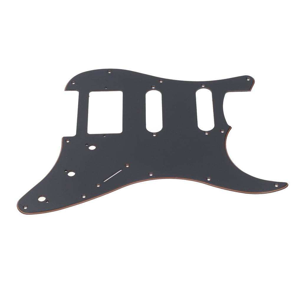 Plastic Guitar Pickguard 11 Mounting Holes 3 Layer HSS Scratch Guard Plate Replacement for ST Electr