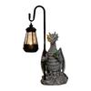 -Powered Resin Statue with for Outdoor Garden Decoration