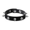 T5UF Stylish Punk Rock Bracelet Square Rivets Punk Wristband Trendy Gothic Jewelry Suitable for Individuality and Comfort