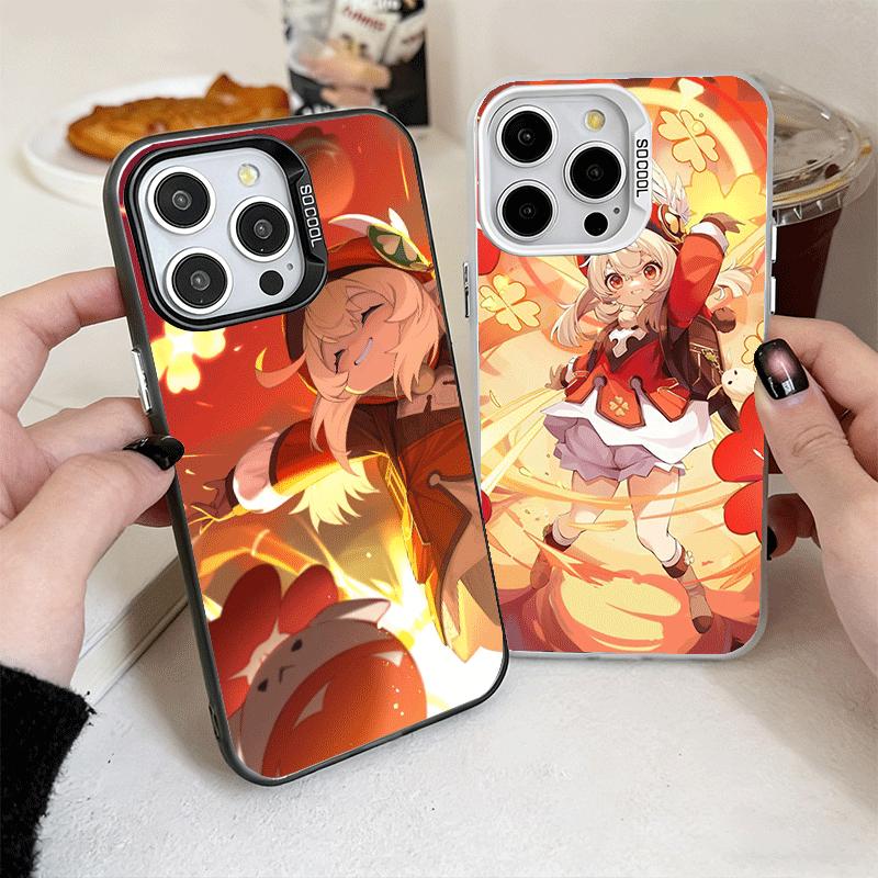 Genshin Impact Klee Shockproof Phone Case for iPhone 17 Air 16 16E 15 Pro Max 14 Plus 13 Mini 12 Back Cover Anti Fall Fundas
