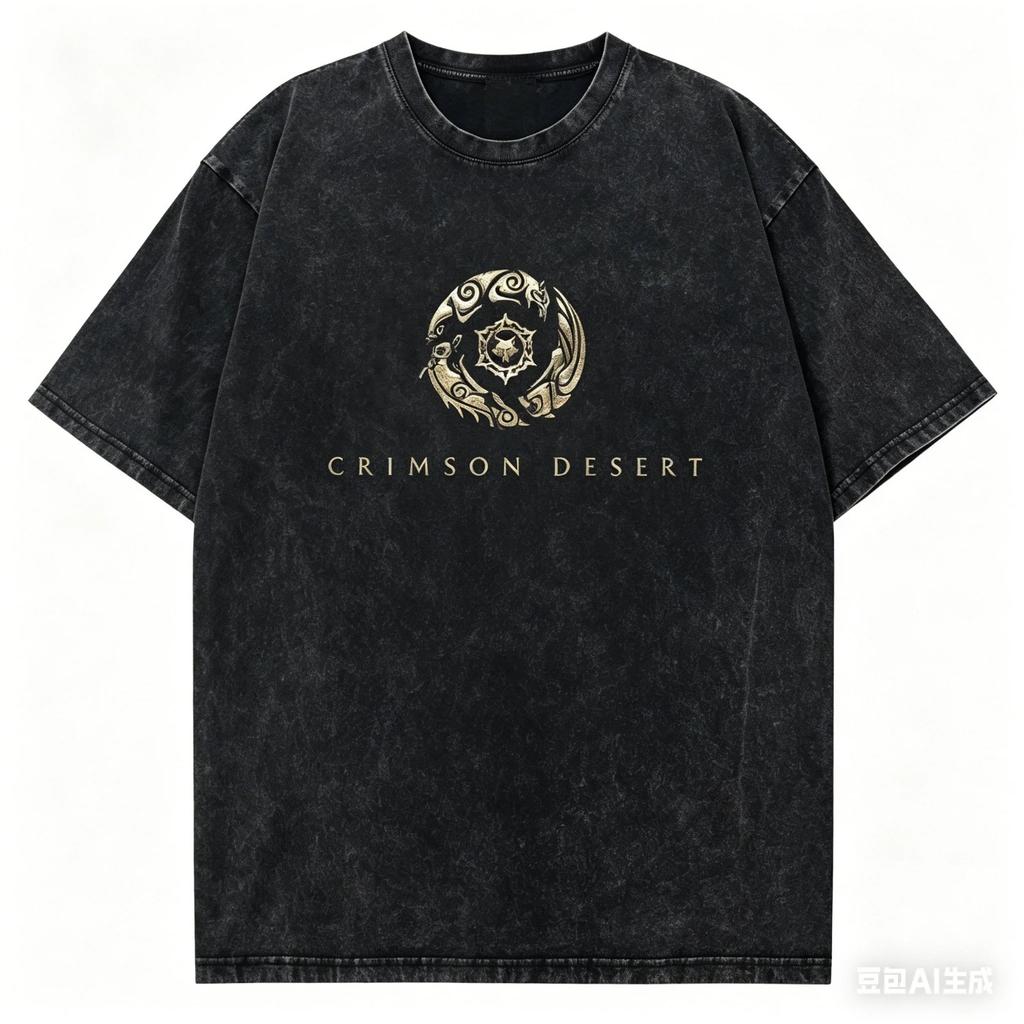 Crimson Desert TShirt Graphic Print Unisex Video Game Tee Cotton