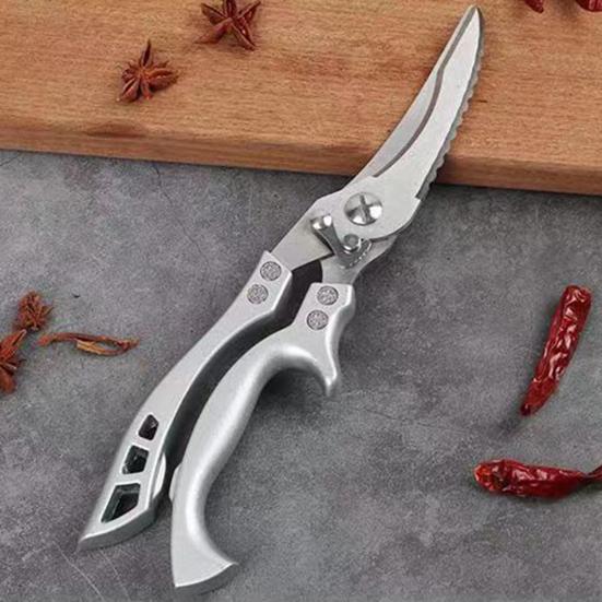 Durable Heavy Duty Labor-saving Aluminum Alloy Fish Turkey Poultry Shears for Cooking Poultry Shears