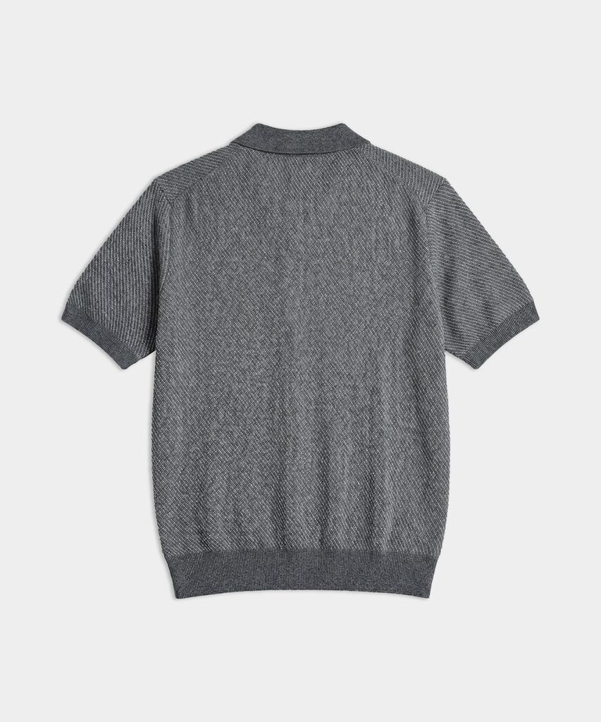 BIRBANTE Slant Washable Collared Knit - Gray