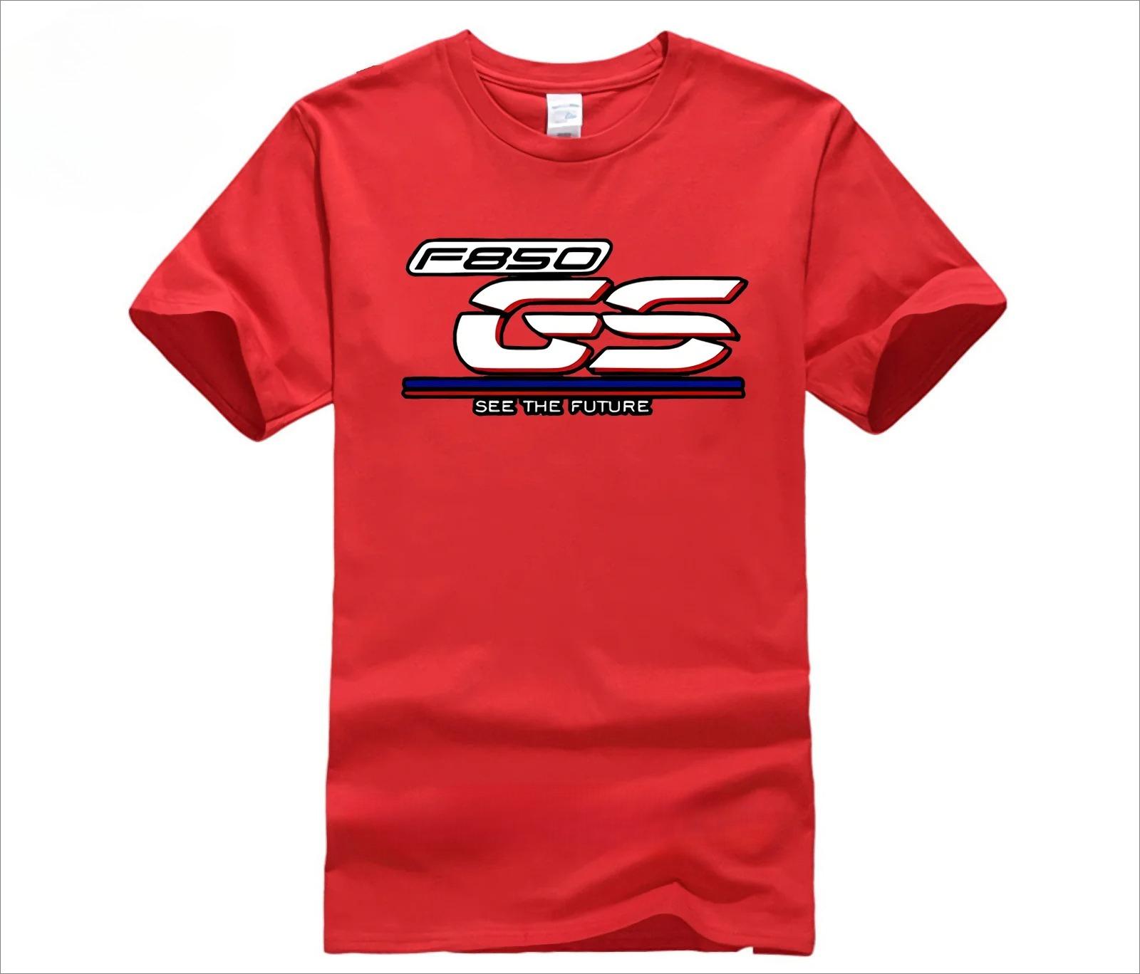 F850gs Motorcycle TShirt High Quality Cotton Unisexs ONeck Casual Print Tee S