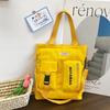 Versatile Women's Canvas Bag - Large Capacity Backpack & Tote for Students