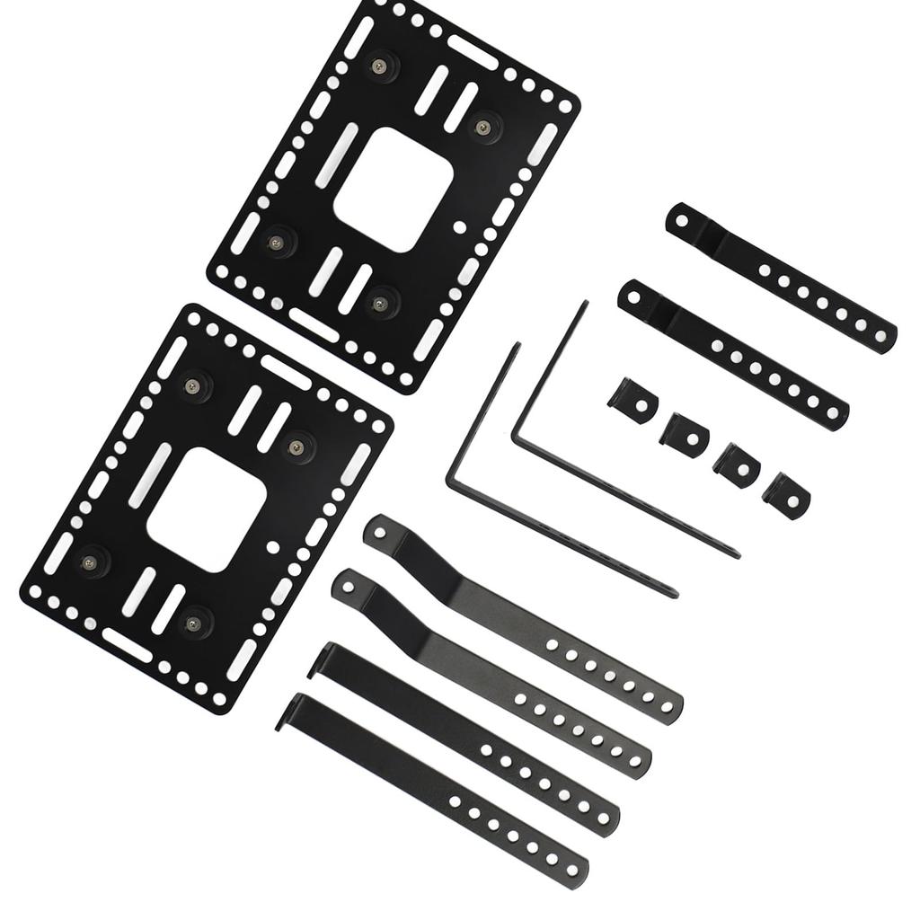 Quick Release Hard Saddlebag Mounting Brackets and Motorcycle Support Rack 18L Side Box