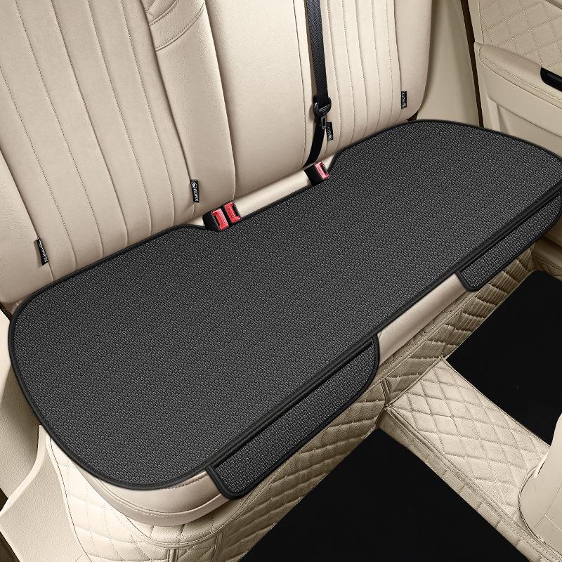 Cuscino Universale Traspirante per Sedile Posteriore Auto Antiscivolo Resistente all'Usura Monocolore Coprisedile Auto in Seta Ghiacciata