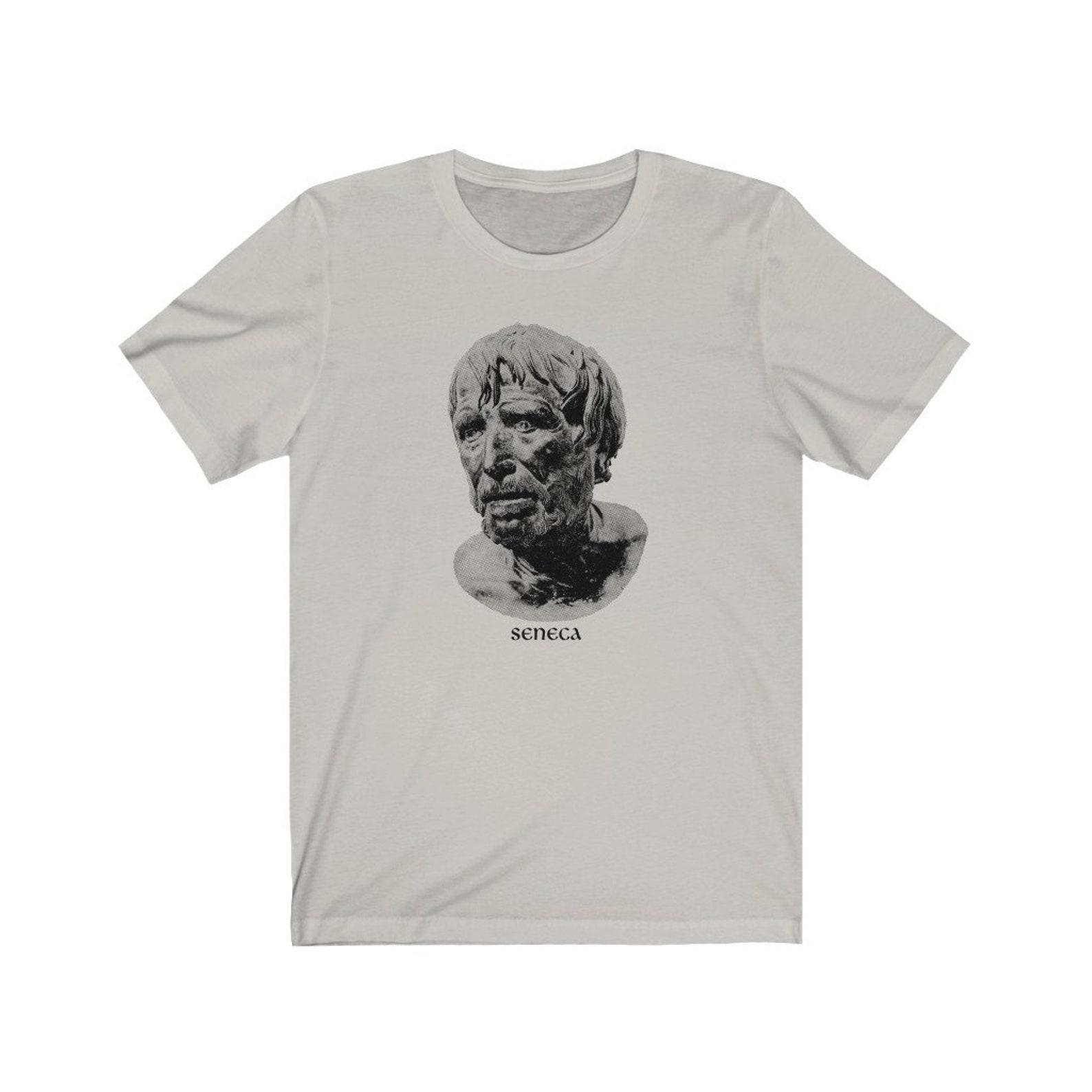 Seneca Bust in Halftone Philosophy T-shirt 2XL