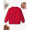 Kids Casual Halloween Ghost Cat Pumpkin Printed Crew Neck Sweatshirt for Daily Wear And Holiday Celebrations