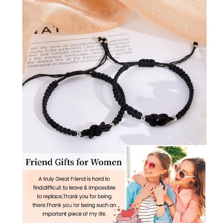 Meaningful Love Knot Bracelet Romantics Braided Friendship Wristchain Unique Gift For Partners And Friend