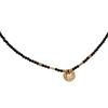 Elegant Retro Spinel Beaded Clavicle Necklace for Women