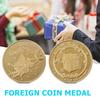 Non-currency Coin Tooth Fairy Gold Plated Elf Pattern Physical Commemorative Coin Creative Gifts Decoration Crafts for Kids
